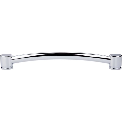 Top Knobs Oval Thin 12" Centers Appliance Pull in Polished Chrome