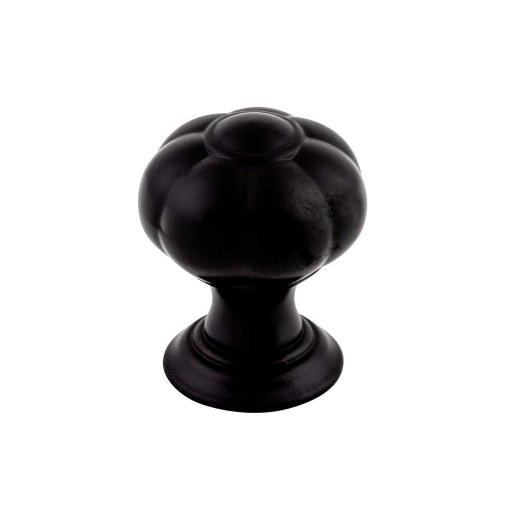 Top Knobs Allington 1" Diameter Mushroom Knob in Flat Black