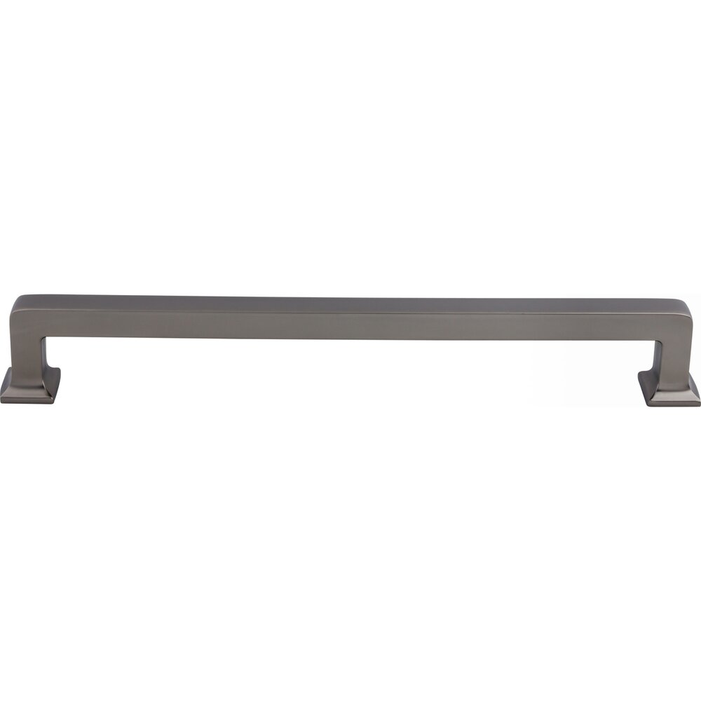 Top Knobs Ascendra 12" Centers Appliance Pull in Ash Gray