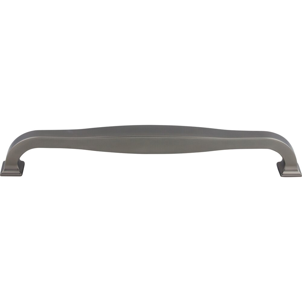Top Knobs Contour 12" Centers Appliance Pull in Ash Gray