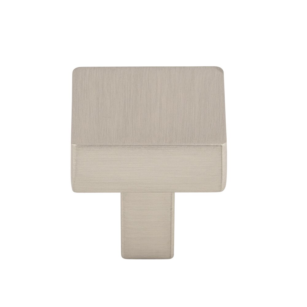 Top Knobs Channing 1 1/16" Long Square Knob in Brushed Satin Nickel