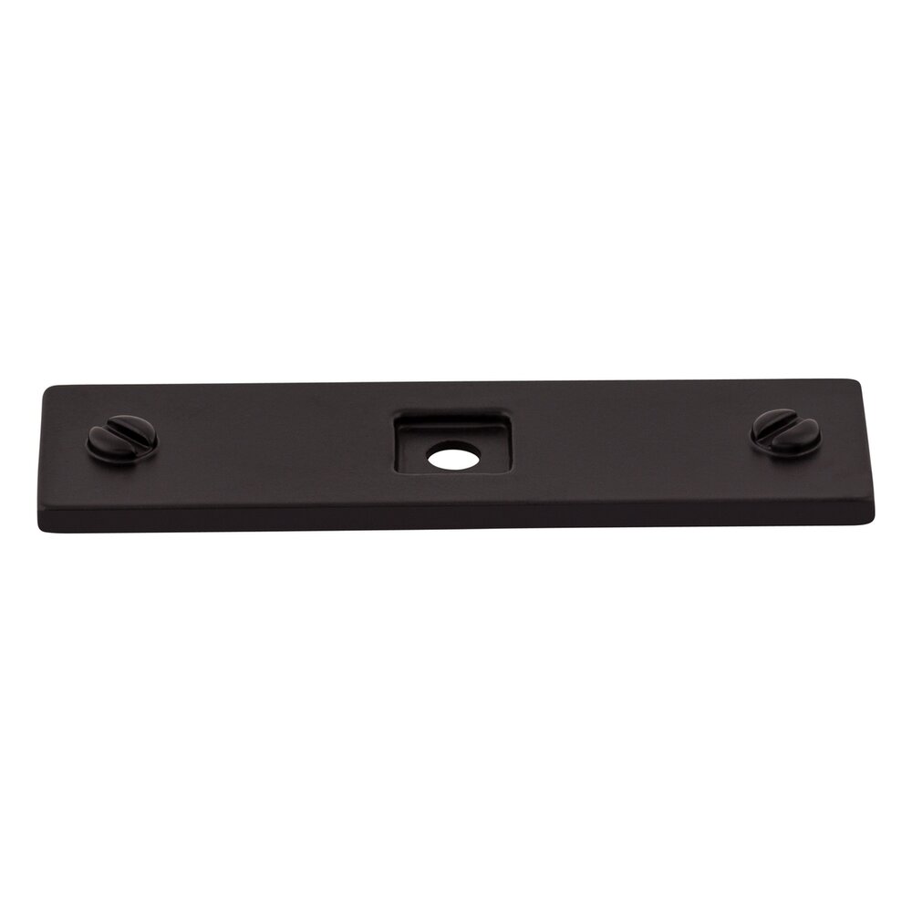 Top Knobs Channing 3" Knob Backplate in Flat Black