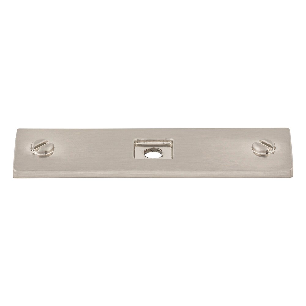 Top Knobs Channing 3" Knob Backplate in Brushed Satin Nickel