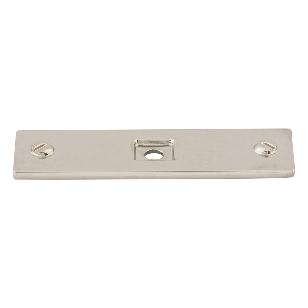 Top Knobs Channing 3" Knob Backplate in Polished Nickel