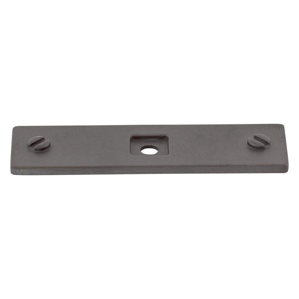 Top Knobs Channing 3" Knob Backplate in Sable