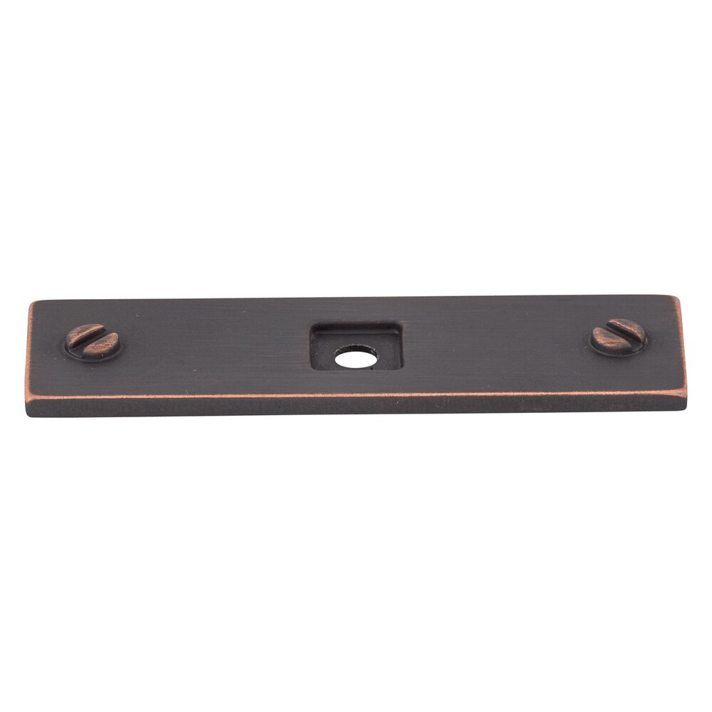 Top Knobs Channing 3" Knob Backplate in Umbrio