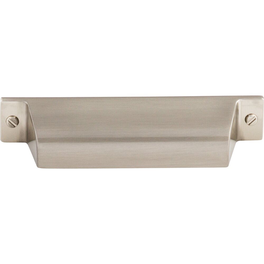 Top Knobs Channing 3 3/4" Centers Cup Pull in Brushed Satin Nickel