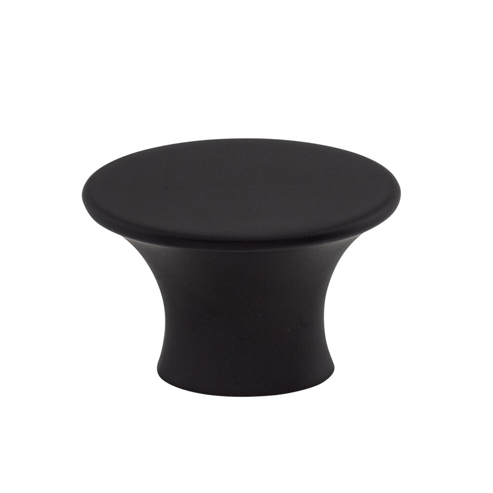 Top Knobs Edgewater 1 5/16" Long Oval Knob in Flat Black