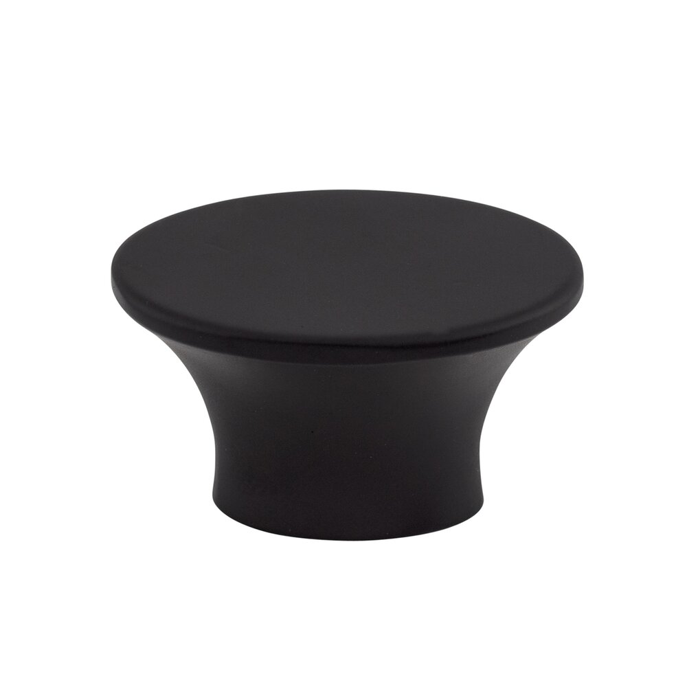 Top Knobs Edgewater 1 1/2" Long Oval Knob in Flat Black