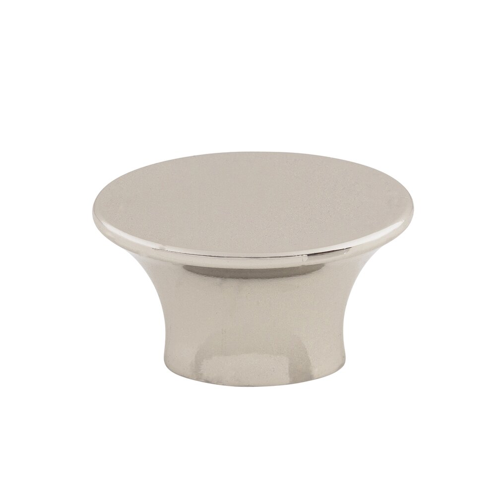 Top Knobs Edgewater 1 1/2" Long Oval Knob in Polished Nickel
