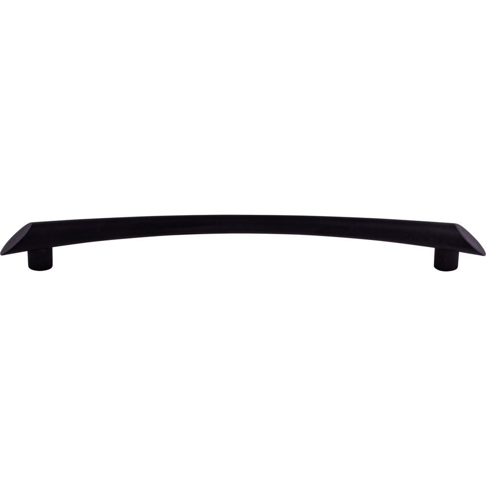 Top Knobs Edgewater 9" Centers Arch Pull in Flat Black