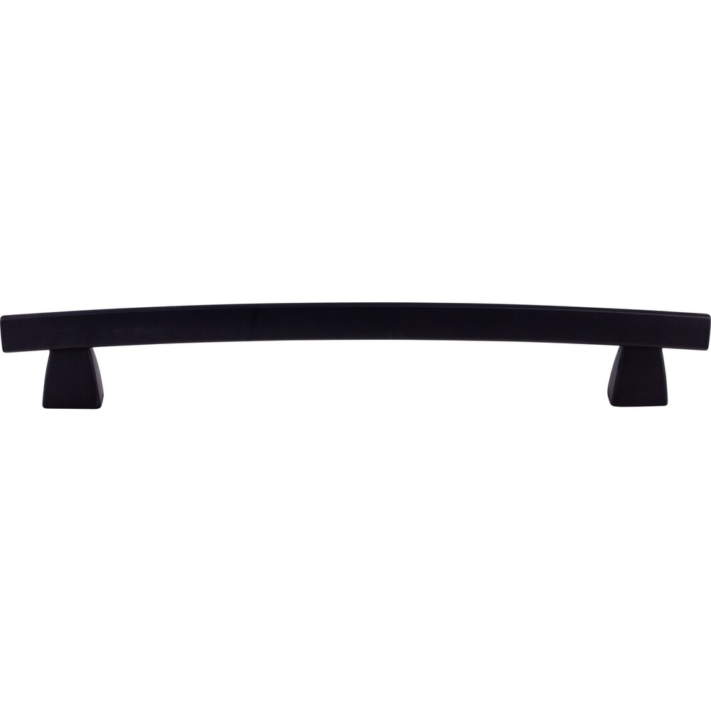 Top Knobs Arched 12" Centers Appliance Pull in Flat Black