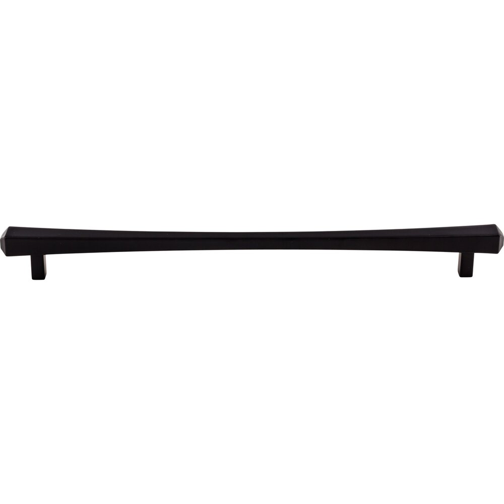 Top Knobs Juliet 12" Centers Bar Pull in Flat Black