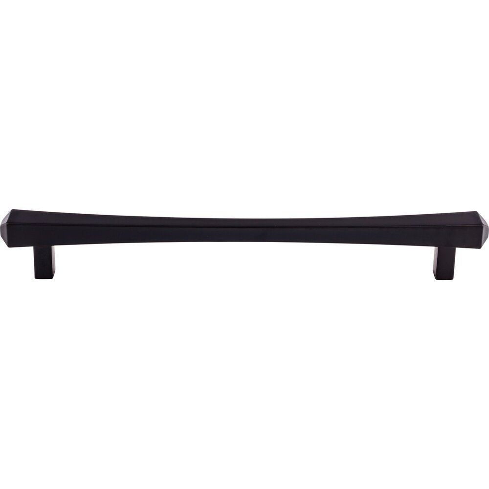 Top Knobs Juliet 12" Centers Appliance Pull in Flat Black