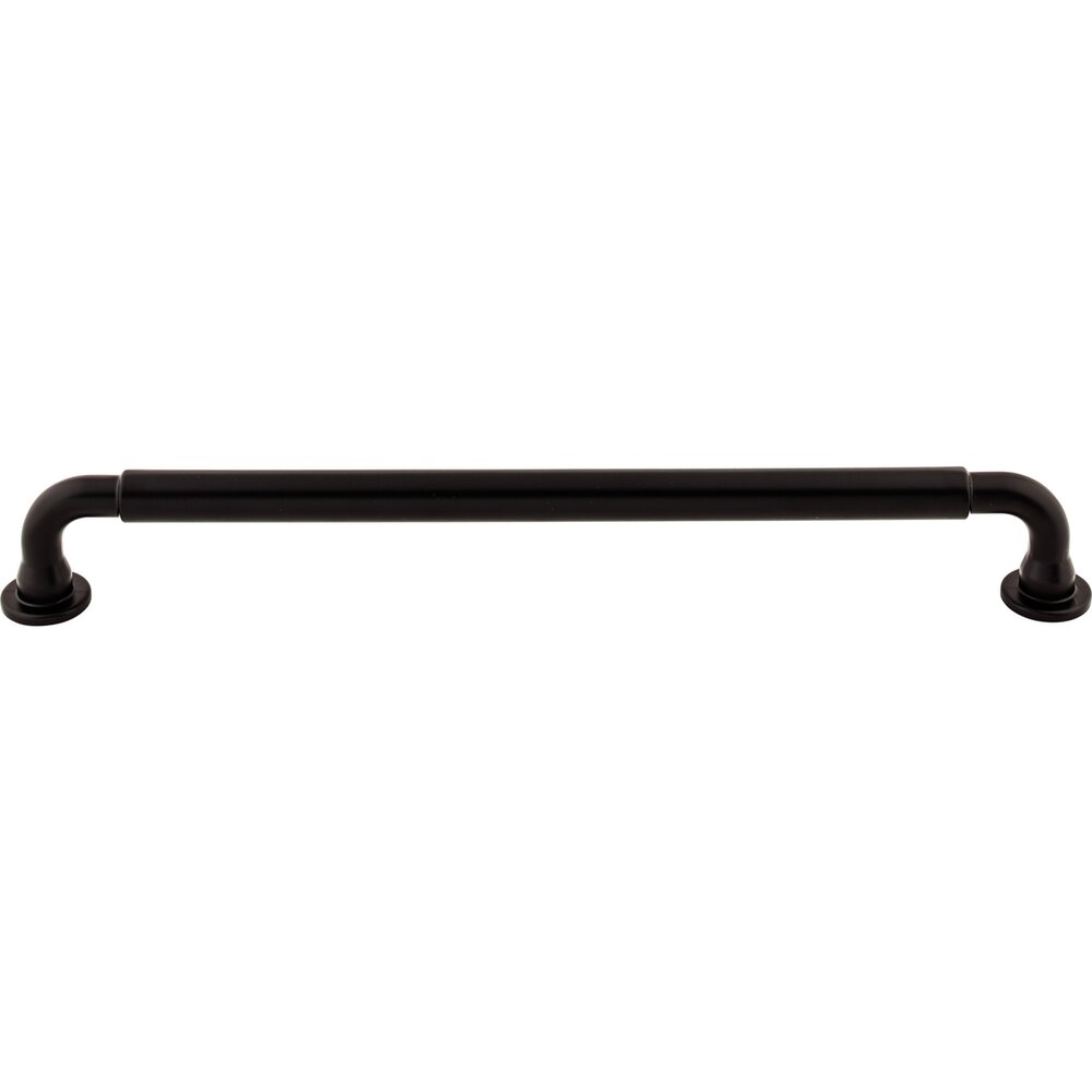 Top Knobs Lily 12" Centers Appliance Pull in Flat Black