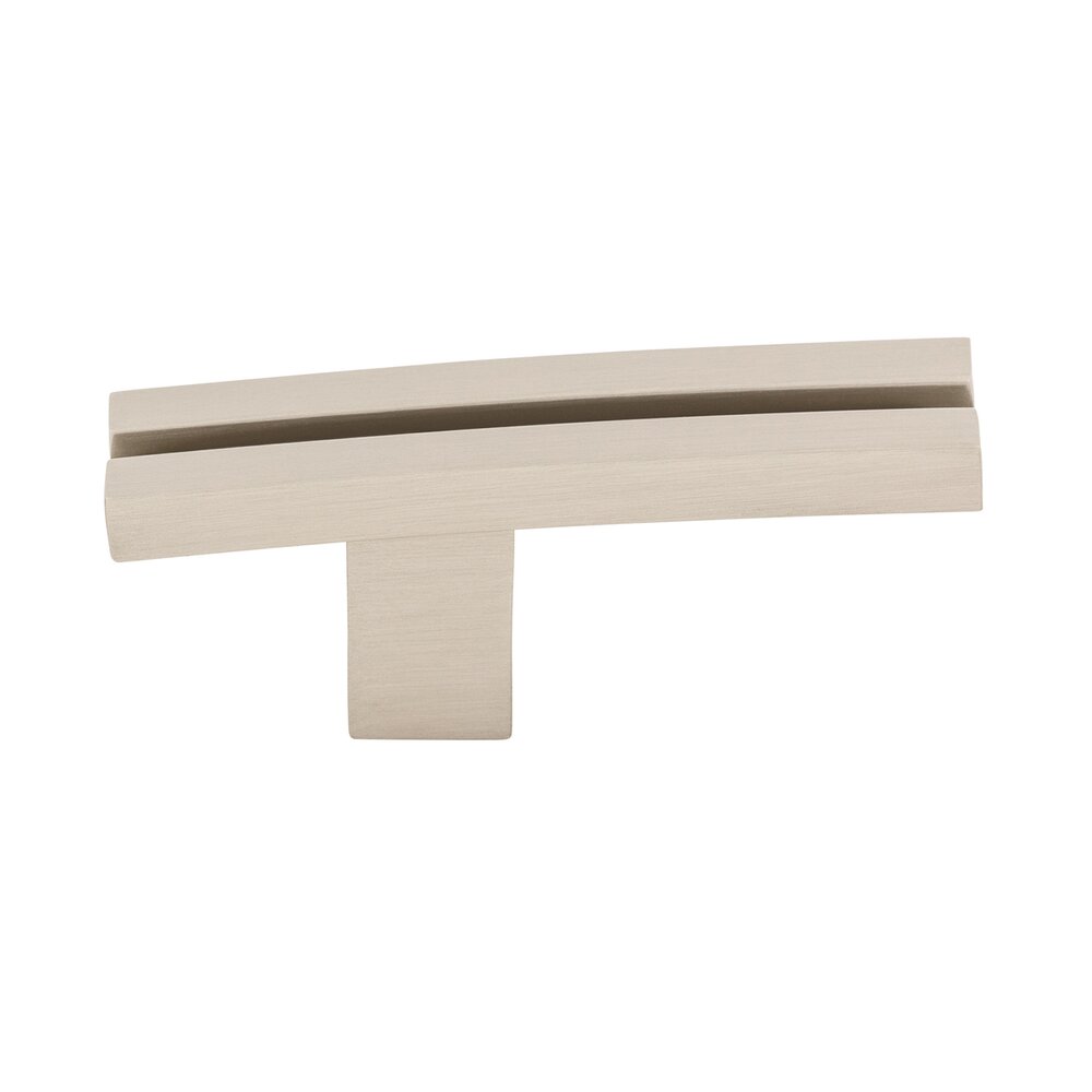 Top Knobs Inset Rail 2 5/8" Long Rectangle Knob in Brushed Satin Nickel
