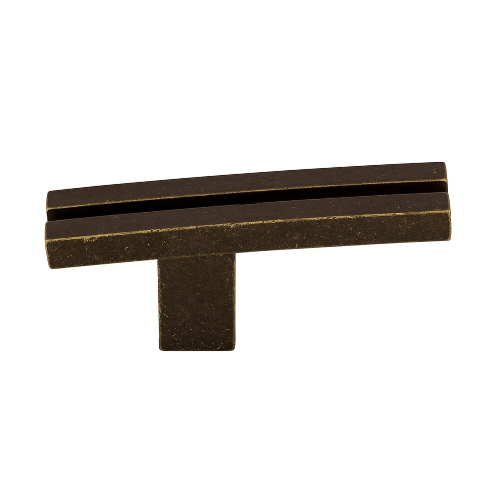 Top Knobs Inset Rail 2 5/8" Long Rectangle Knob in German Bronze
