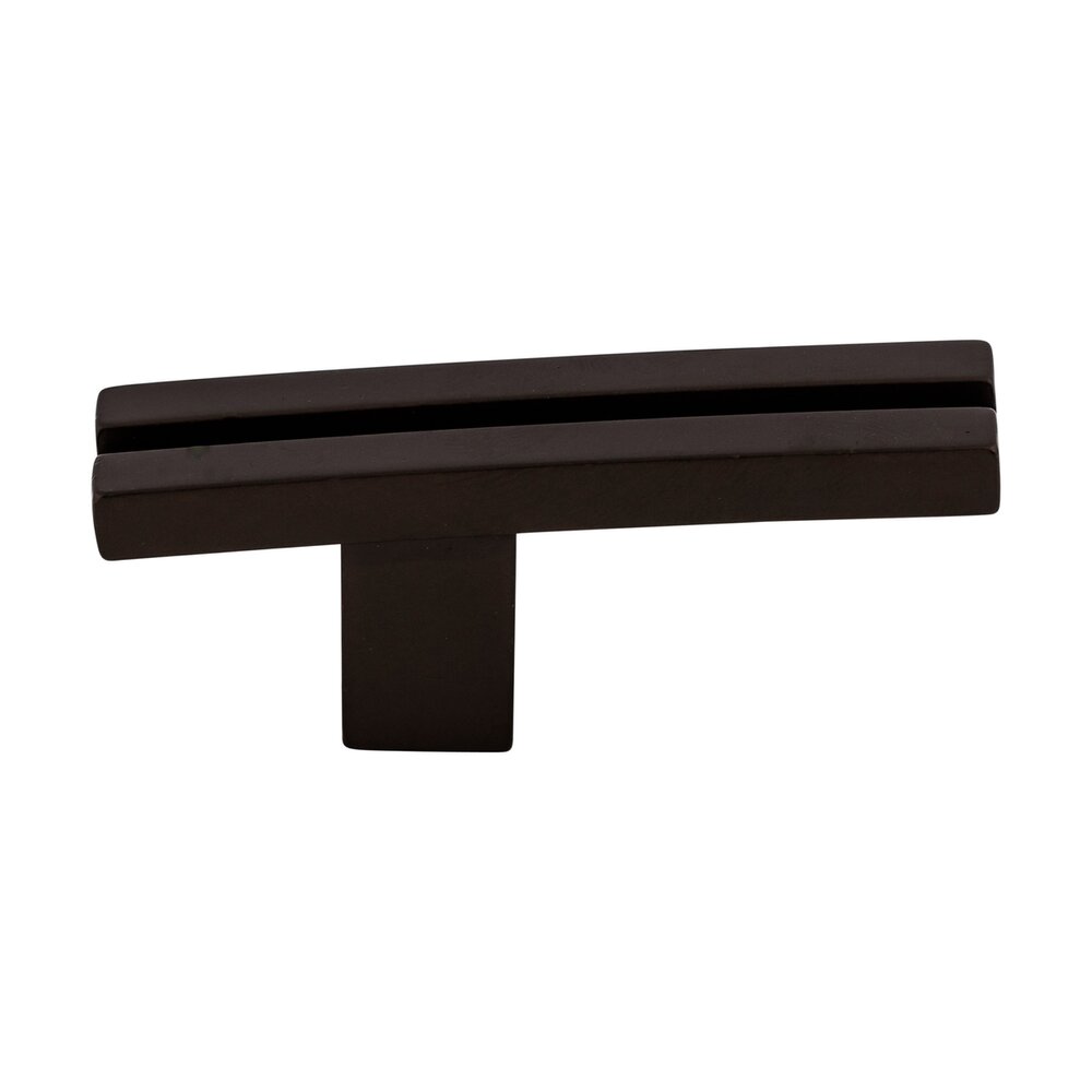 Top Knobs Inset Rail 2 5/8" Long Rectangle Knob in Oil Rubbed Bronze