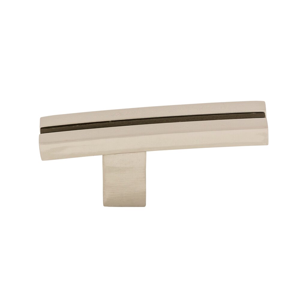 Top Knobs Inset Rail 2 5/8" Long Rectangle Knob in Polished Nickel