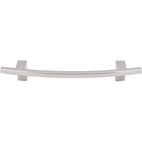 Top Knobs Slanted 5" Centers Bar Pull in Polished Nickel