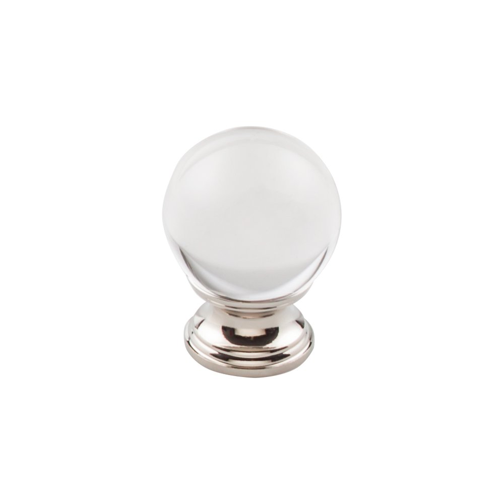 Top Knobs 1 3/8" (35mm) Clarity Knob In Polished Nickel