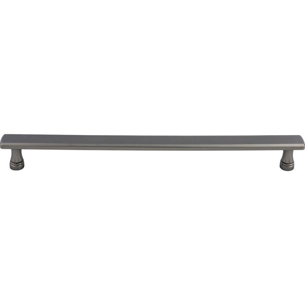 Top Knobs Kingsbridge 12" Centers Appliance Pull in Ash Gray