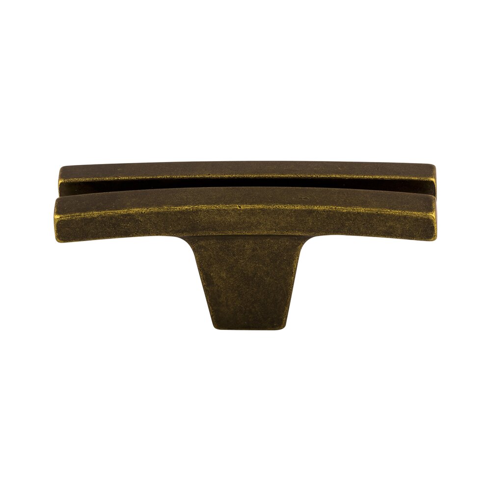 Top Knobs Flared 2 5/8" Long Rectangle Knob in German Bronze