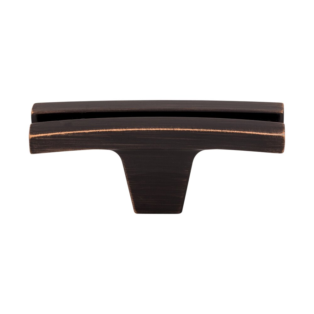 Top Knobs Flared 2 5/8" Long Rectangle Knob in Tuscan Bronze