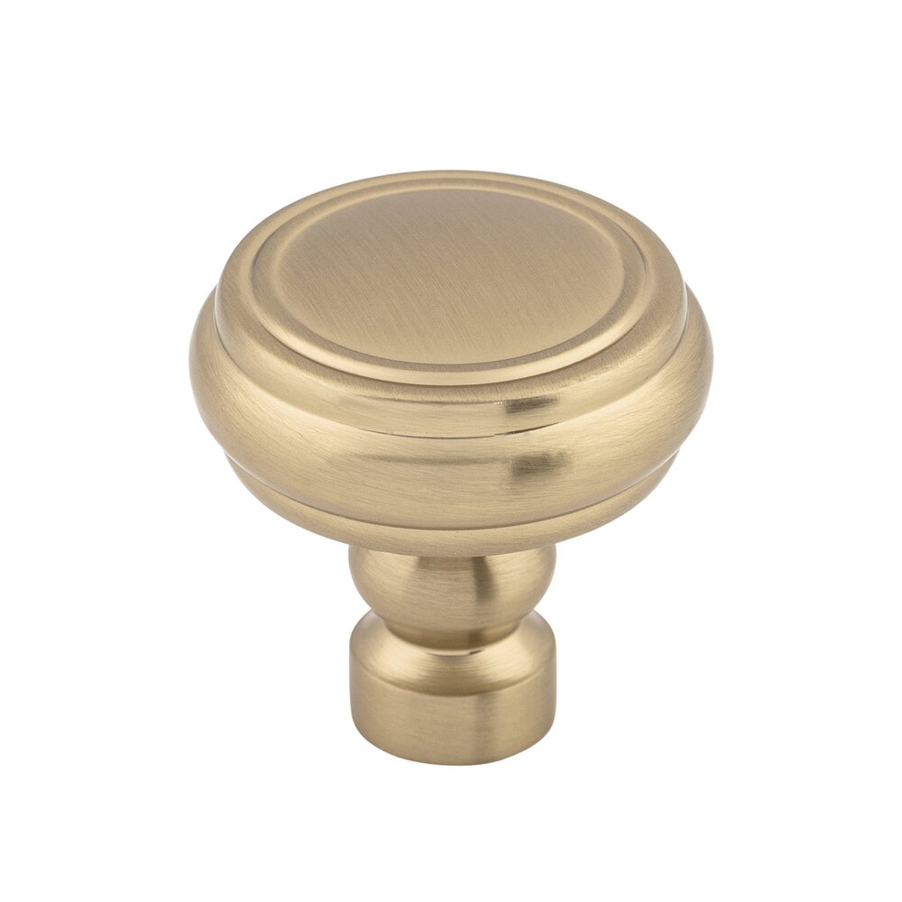 Top Knobs Brixton Rimmed 1 1/4" Diameter Mushroom Knob in Honey Bronze