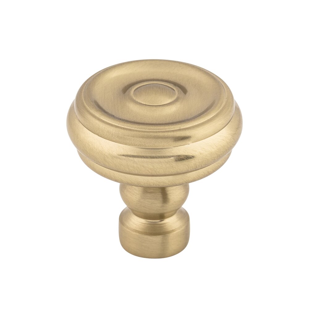 Top Knobs Brixton Button 1 1/4" Diameter Mushroom Knob in Honey Bronze