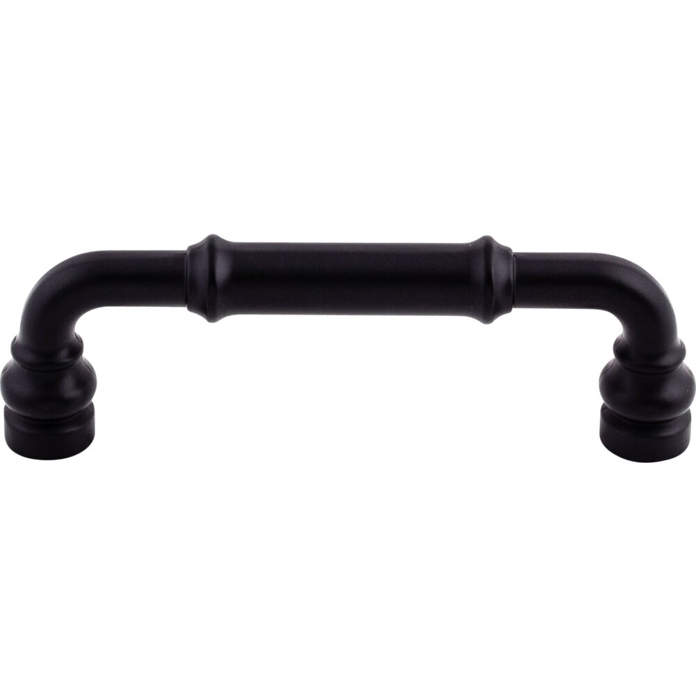 Top Knobs Brixton 3 3/4" Centers Bar Pull in Flat Black