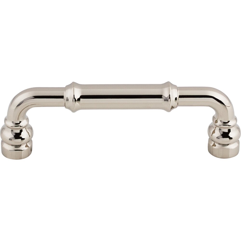 Top Knobs Brixton 3 3/4" Centers Bar Pull in Polished Nickel