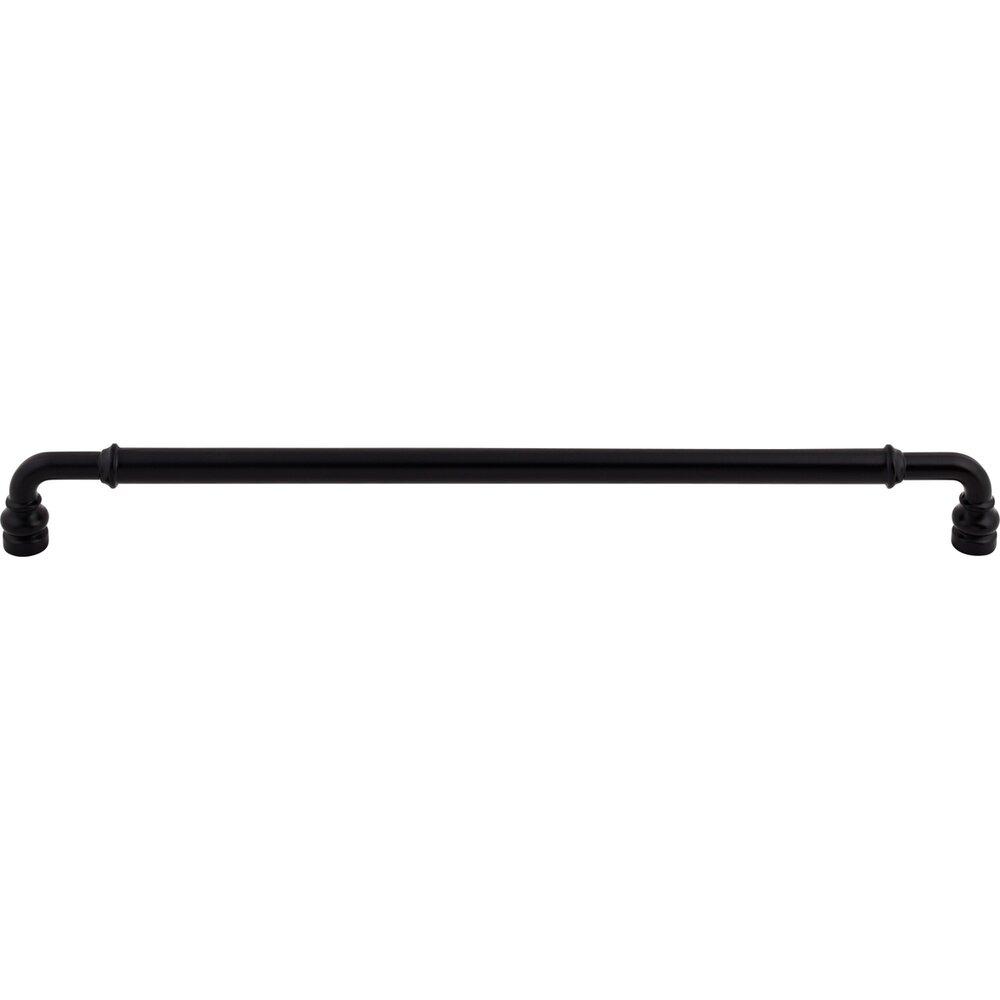 Top Knobs Brixton 12" Centers Bar Pull in Flat Black
