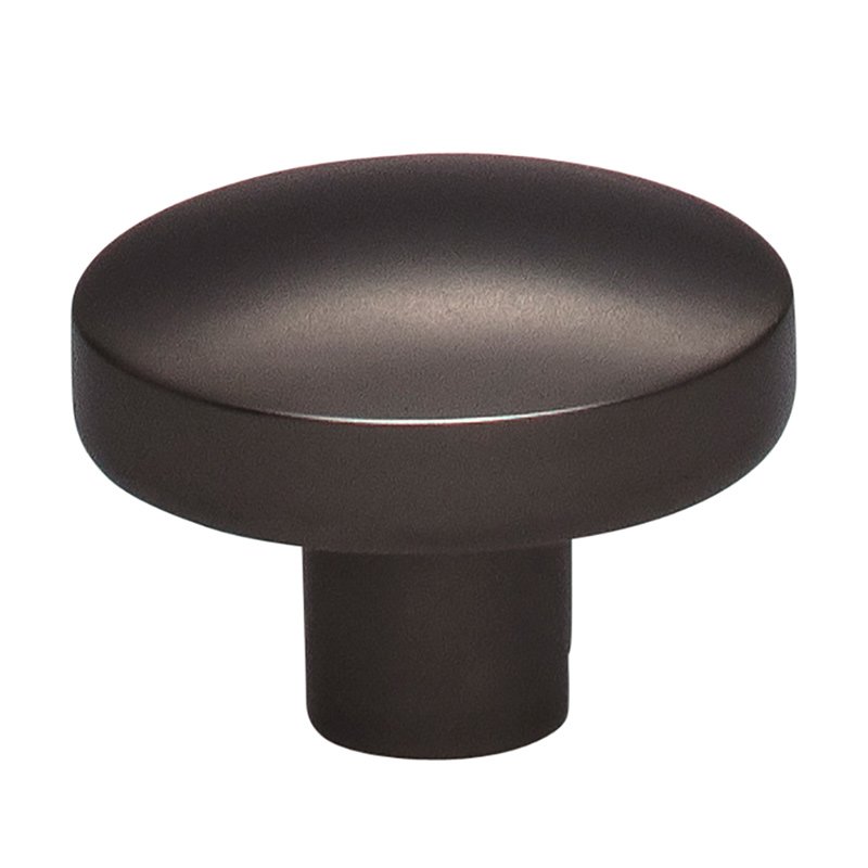 Top Knobs Hillmont 1 3/8" Long Oval Knob in Ash Gray