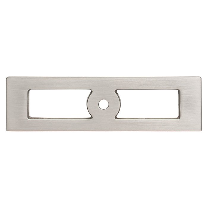 Top Knobs Hollin 3 3/4" Knob Backplate in Brushed Satin Nickel