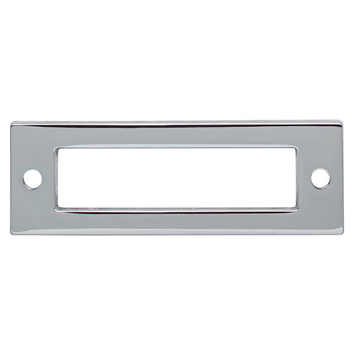 Top Knobs Hollin 3" Centers Pull Backplate in Polished Chrome