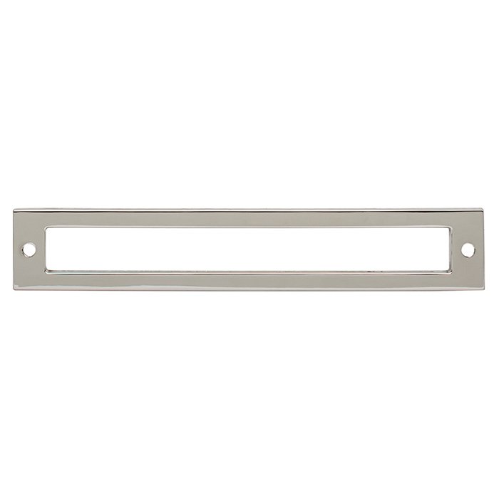 Top Knobs Hollin 6 5/16" Centers Pull Backplate in Polished Nickel