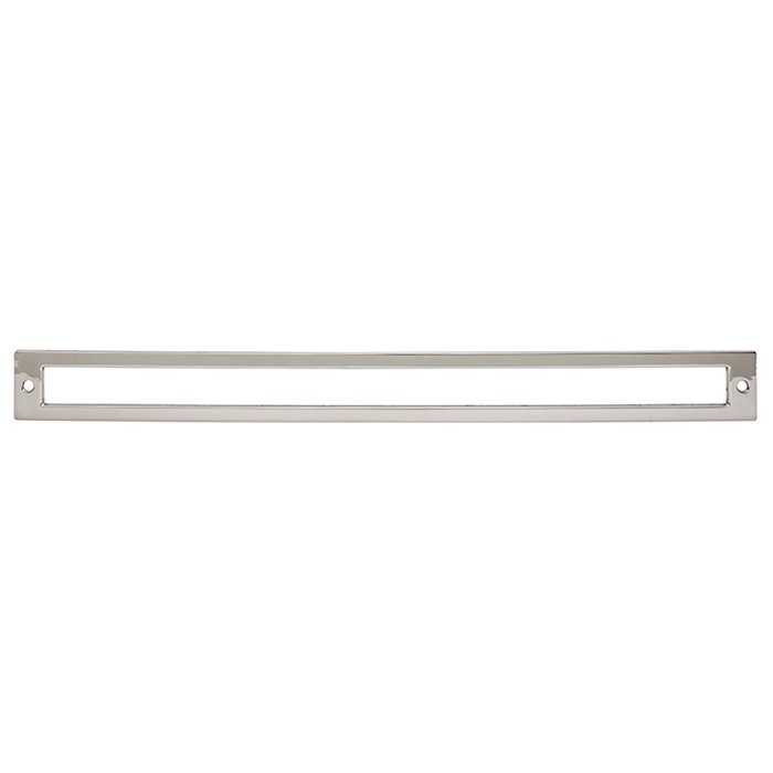 Top Knobs Hollin 12" Centers Pull Backplate in Polished Nickel