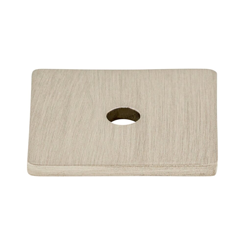 Top Knobs Square 1" Knob Backplate in Brushed Satin Nickel