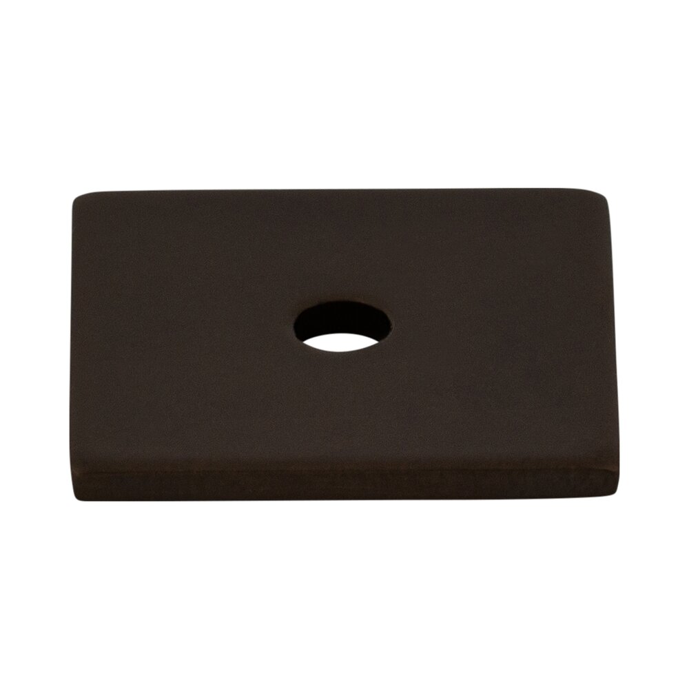 Top Knobs Square 1" Knob Backplate in Oil Rubbed Bronze