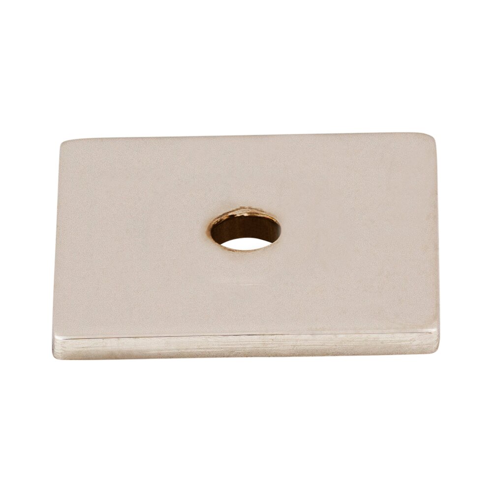 Top Knobs Square 1" Knob Backplate in Polished Nickel