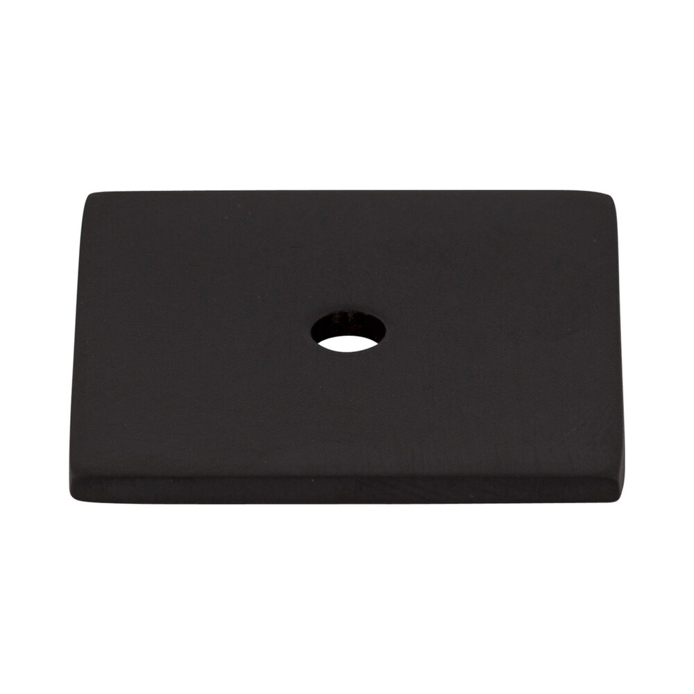 Top Knobs Square 1 1/4" Knob Backplate in Flat Black