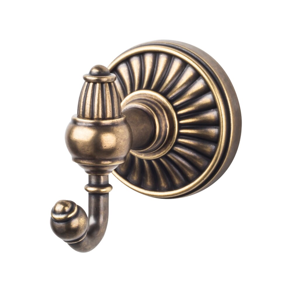 Top Knobs Tuscany Bath Double Hook in German Bronze