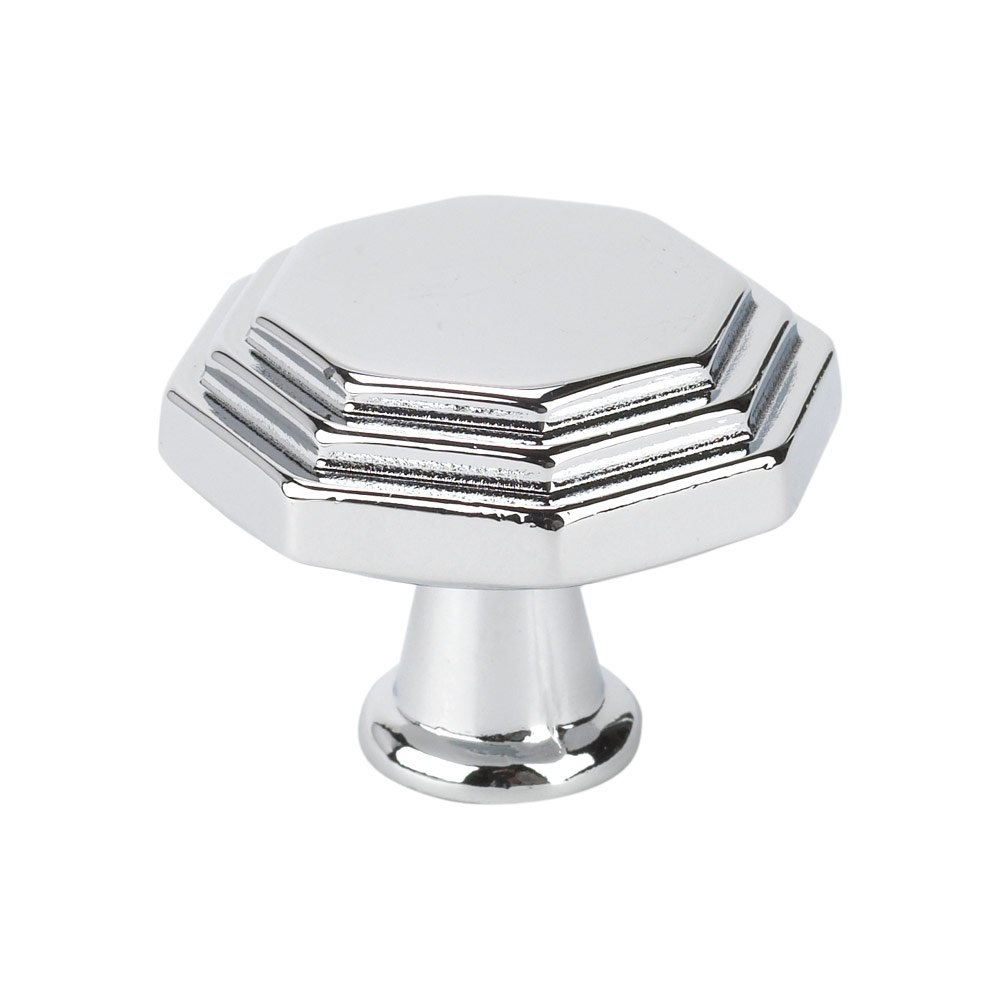 Topex 1 1/8" Octagon Cabinet Knob in Chrome
