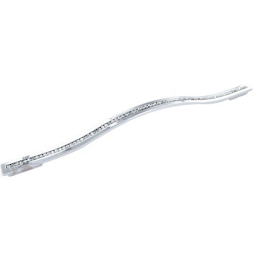 Topex 289mm or 320mm Centers Crystal Bow Pull in Bright Chrome