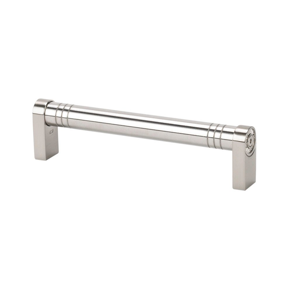 Topex 6 1/4" Centers Round Appliance Pull in Satin Nickel