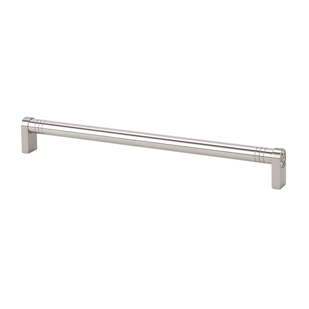 Topex 12 1/2" Centers Round Appliance Pull in Satin Nickel
