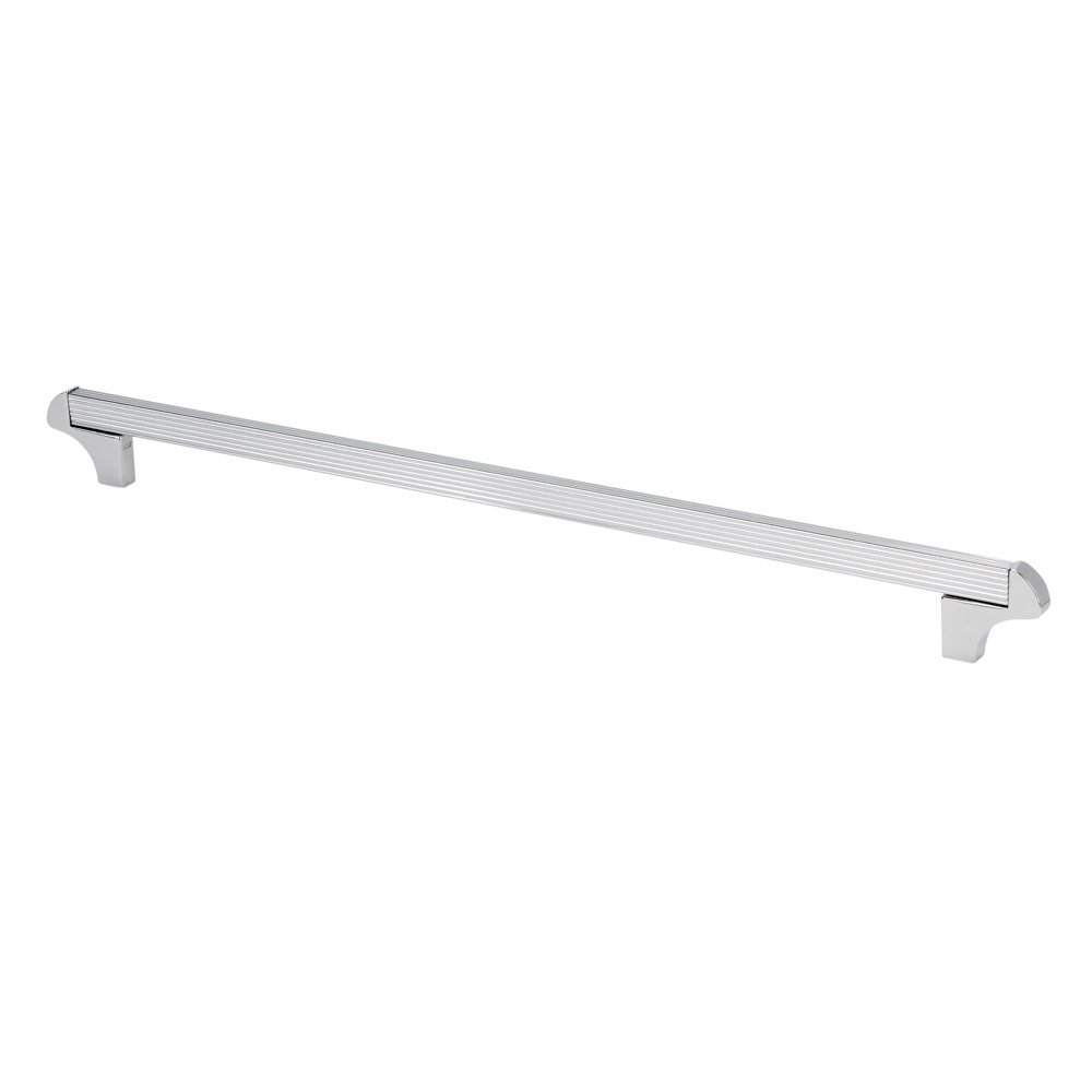 Topex 12 1/2" Centers Square Transitional Cabinet Pull in Chrome