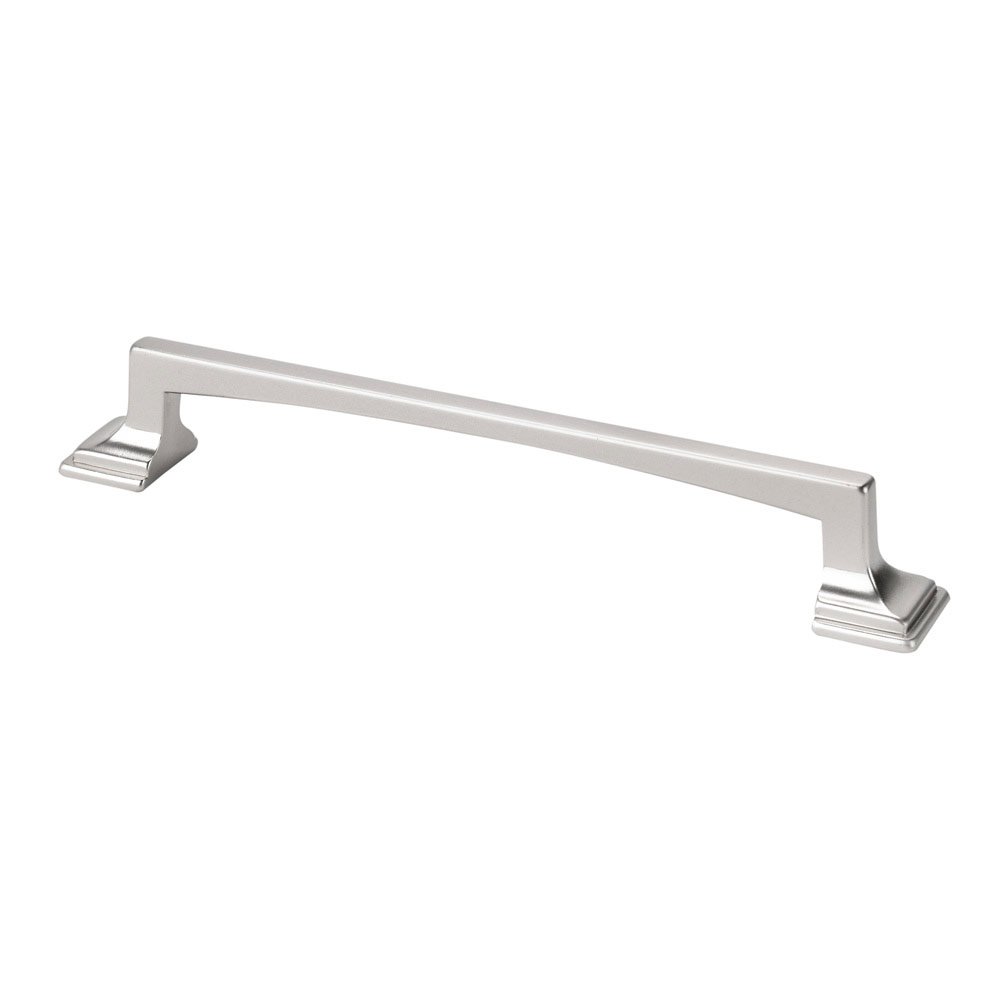 Topex 5" Centers Thin Square Transitional Cabinet Pull in Satin Nickel