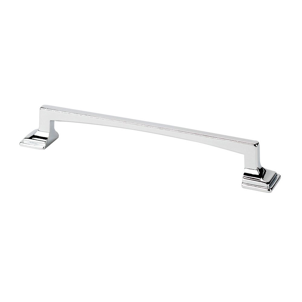 Topex 5" Centers Thin Square Transitional Cabinet Pull in Chrome
